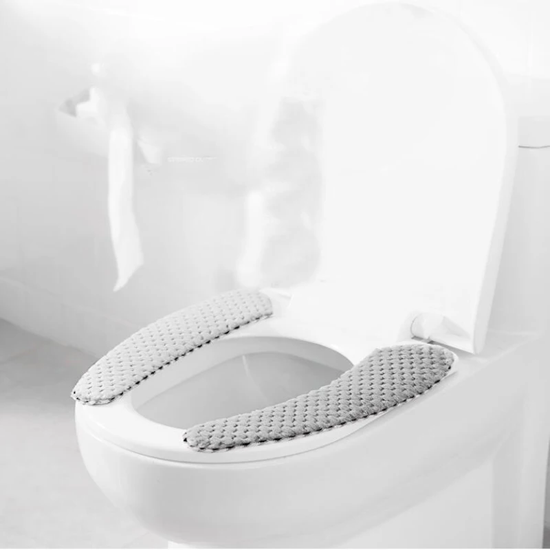 

Toilet Mat Cushion Home Stickers Toilet Cushion Cover Paste Universal Washable Decorative Toilet Seat Covers Lids For Home