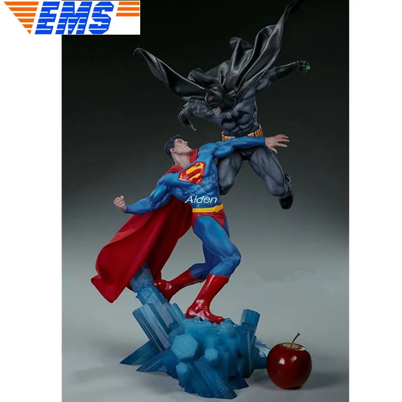 

24" Batman vs Superman Statue Batman Bust Superman Full-Length Portrait PF Superhero GK Action Figure Toy BOX 60CM B1096