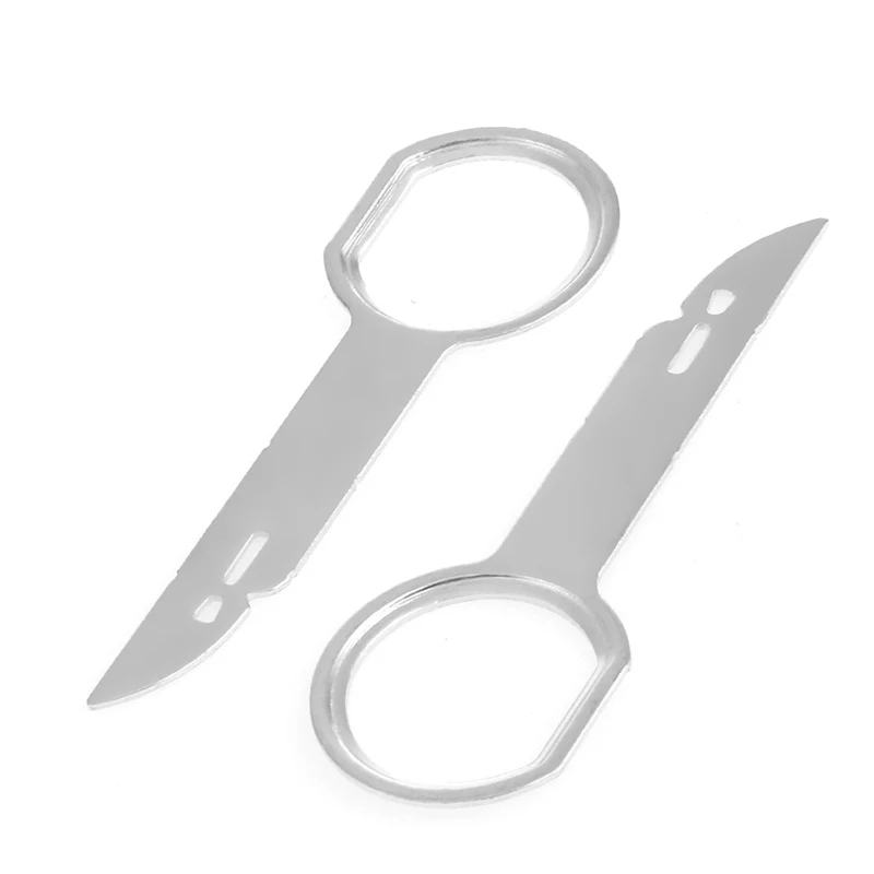 

1 Pair Stereo Radio Release Key Removal Install Tool For Audi Mercedes Porsche