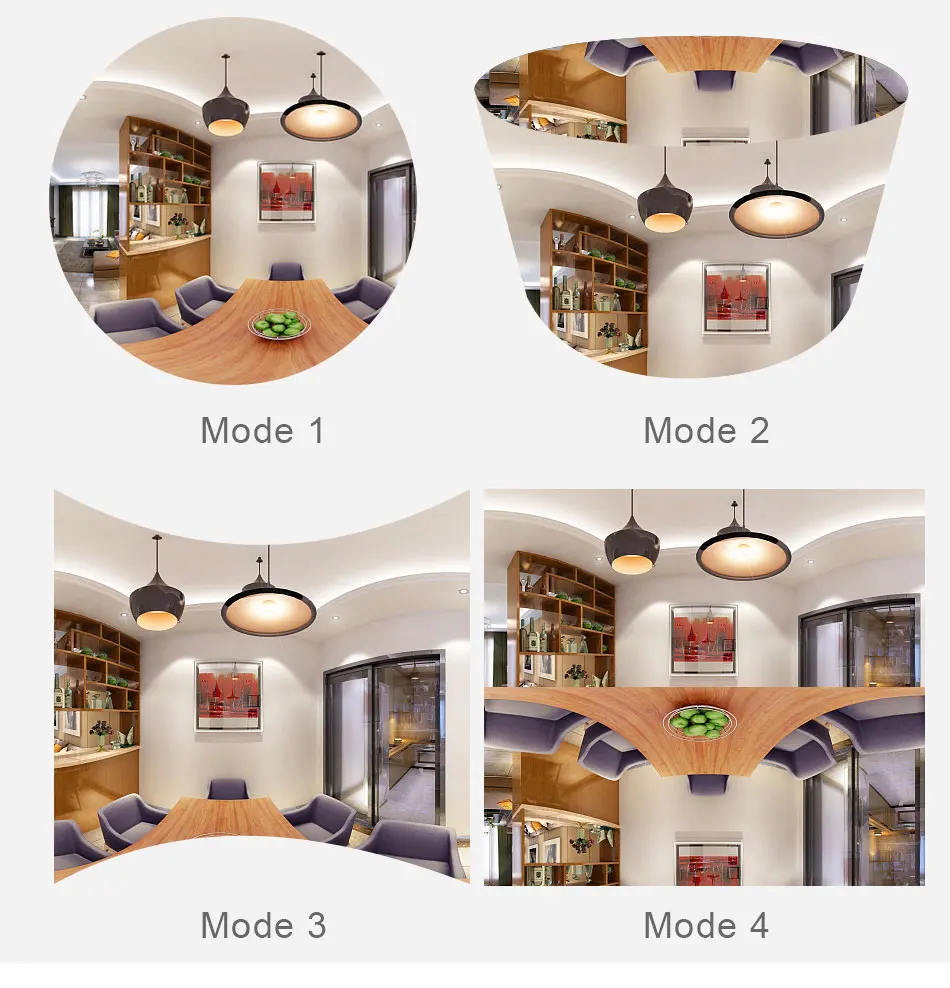 HD рыбий глаз IP 960 P 360 градусов 1.3MP сеть домашней безопасности WiFi Виртуальная реальность смарт-лампа панорамный фотоаппарат инфракрасный, ночное видение Поддержка TF карты