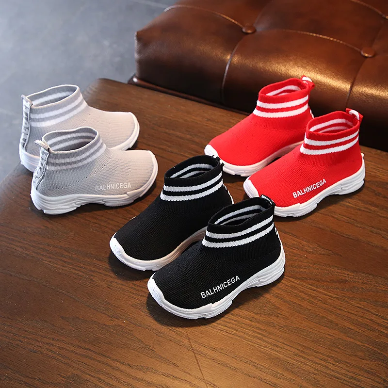 

2019 1 To 5 Years Old Kids Sports Shoes Non-Slip Fashion Soft Boys And Girls Casual Shoes Breathable Baby Running Shoes Cute