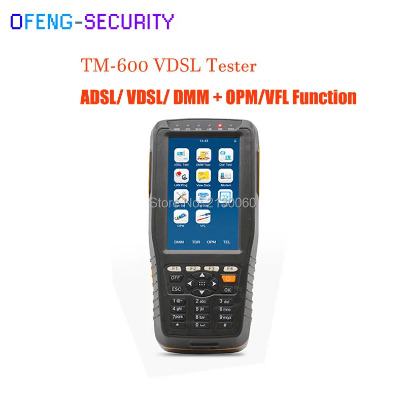 

TM-600 VDSL VDSL2 Tester ADSL WAN & LAN Tester xDSL Line Test Equipment With Basic Version + OPM/VFL Function