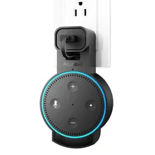 GGMM розетка настенное крепление вешалка подставка держатель для Amazon Echo Dot 2-го поколения штекер в кухне ванная комната и спальня Анти падение