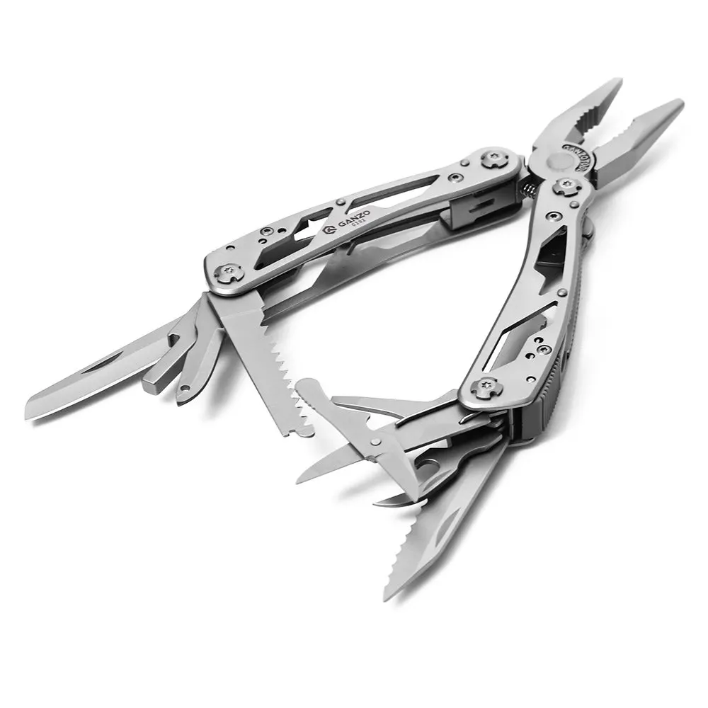 

Ganzo G202 24 Tools in One Multi Tool Pliers Convenient with Screwdriver Kit Pocket Plier Portable Outdoor Survival Camping Tool