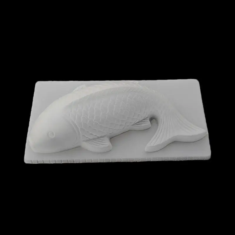 DIY форма рыбы помадка мыло 3D для торта капкейков желе конфеты шоколадное