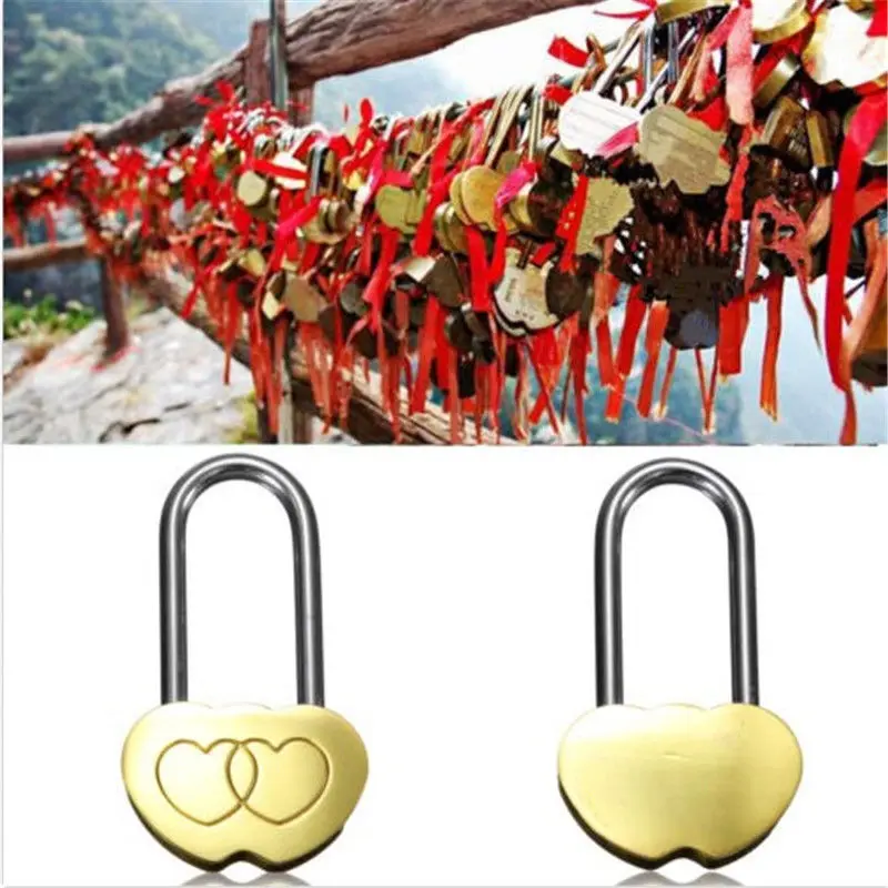 Hot Koop Hangslot Liefde Lock Gegraveerde Dubbele Hart Valentines Anniversary Dag Geschenken Paar Kerstcadeau Zonder Sleutel Padlock Love Love Locklock Love Aliexpress