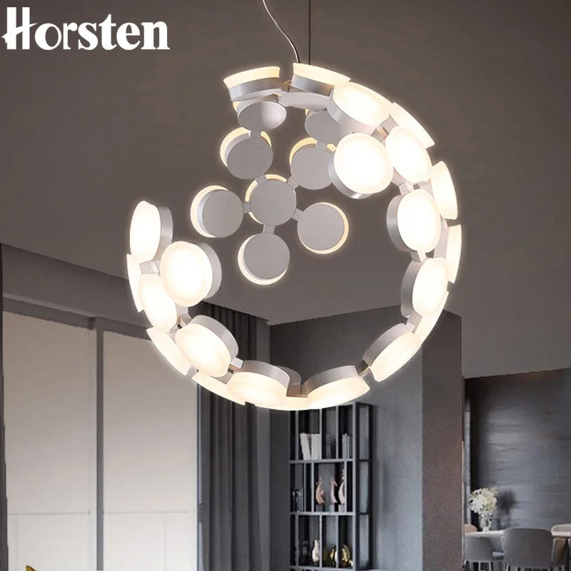 

Horsten Nordic Postmodern Creative 50cm Pendant Light Art Decoration Personality Dining Room Pendant Lamp LED Hanging Lighting