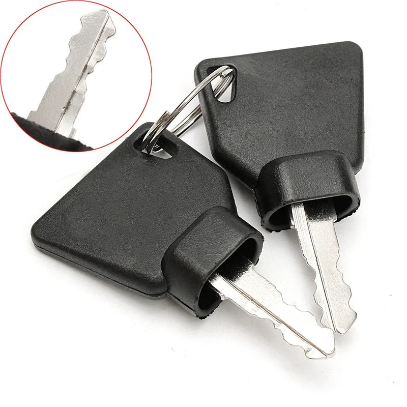 

4pcs Stainless Steel Lgnition Keys 70145501 Keys Replacement Part for JCB Parts 3CX Excavator 1.4x2.4'' Switch Starter