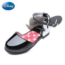Disney Children s Shoes 2018 Summer New Girls Shoes Shallow Mouth Shoes Big Children Fashion DS2342