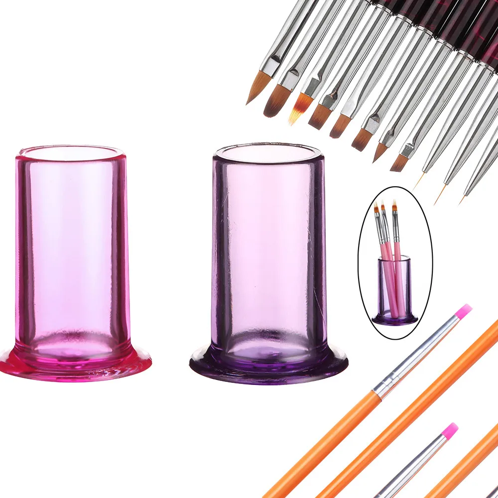 Nail Brush holder Nail Brush Storage Box Empty Container Pen Holder