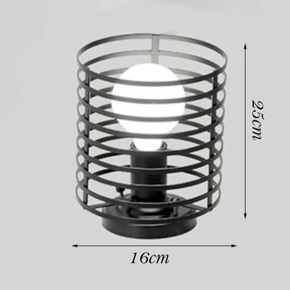 Винтажный Лофт, скандинавские железные потолочные светильники, Светодиодная потолочная лампа, железная клетка, светильники, домашнее освещение, Декор