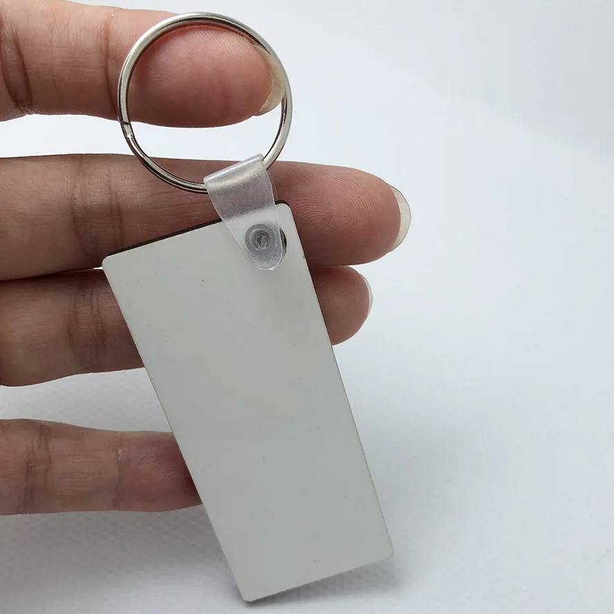 Сублимационный термопресс для поделок 100 шт. DIY MDF пустая цепочка ключей