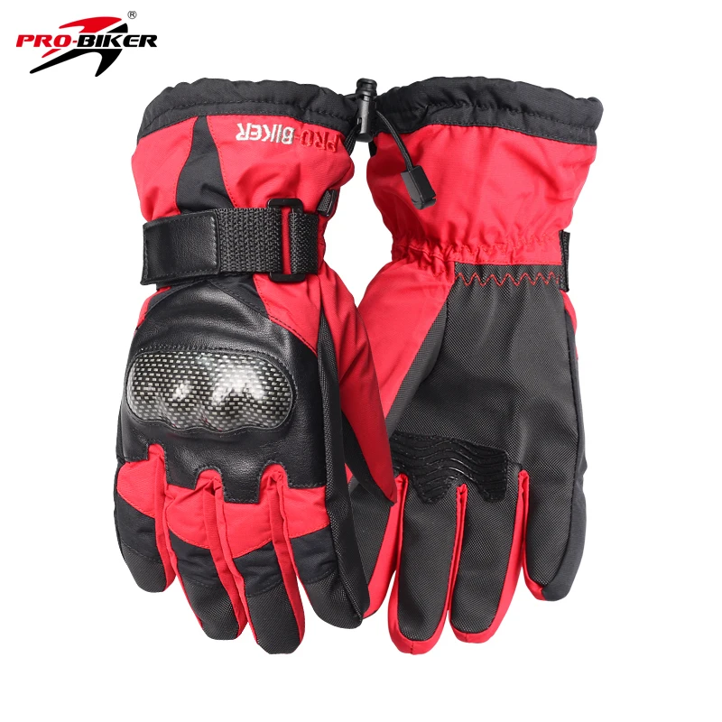 Водонепроницаемые Перчатки для мотоциклистов, теплые зимние перчатки для велоспорта, Перчатки для мотоциклистов