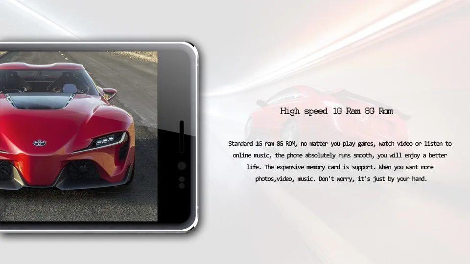 High speed 1G Ram 8G Rom