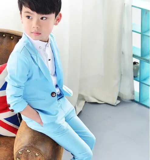 

Boys Formal School Suits for Weddings Brand Prince Kids Party Tuxedos Boys Gentlemen Birthday Dress Blazer Pants 2PCS Costume