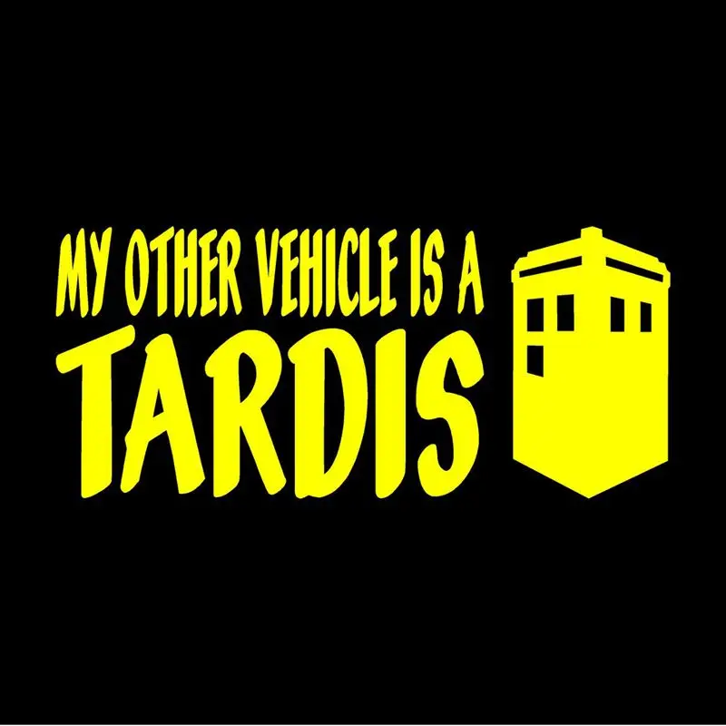 Мой другой автомобиль это фотография автомобильная с TARDIS|Наклейки на автомобиль|