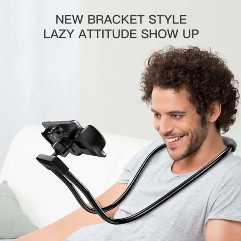  Baseus Flexible Mobile Phone Holder Universal Desk Phone Holder Stand Lazy Neck Bracket For iPhone 