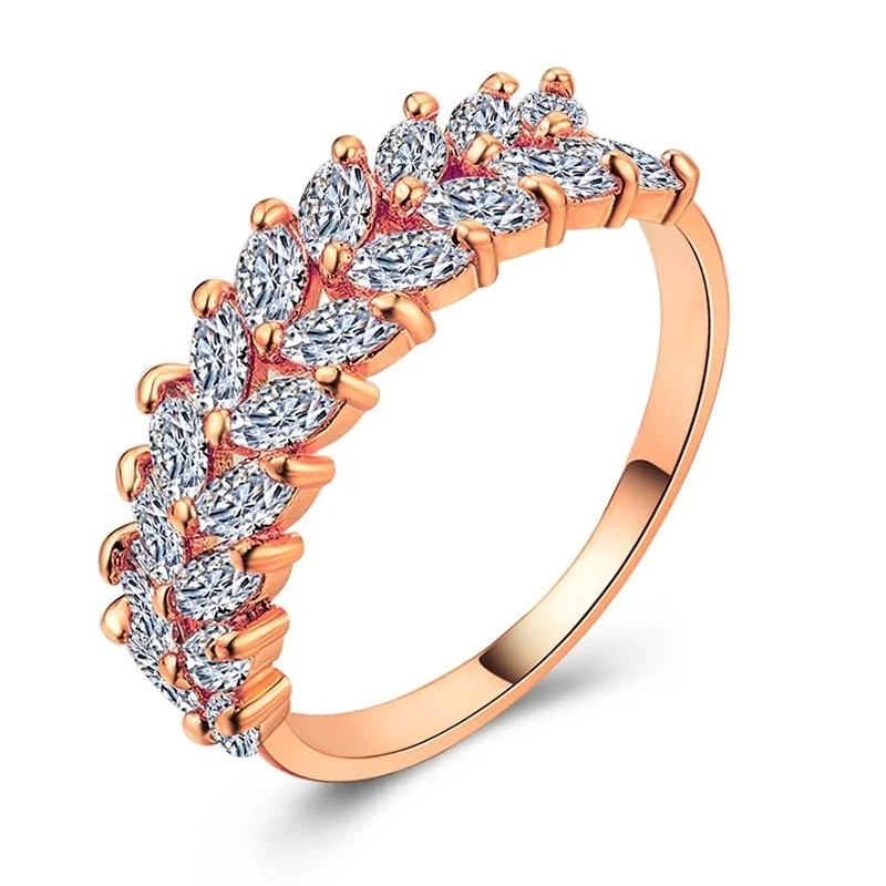 Exquisite Wheat Ring Aesthetic Temperament Women Fashion Europe and The United States Jewelry | Украшения и аксессуары