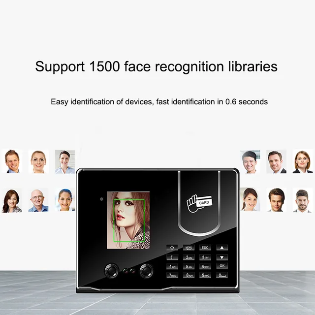 $ Eseye Face Recognition Biometric Time Attendance System RFID Card Access Control Attendance Machine