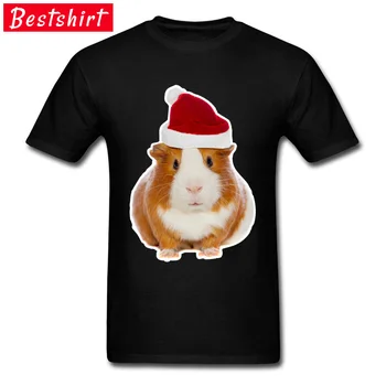 

Christmas Guinea Pig Santa Cute Graphic T Shirt Mouse Hamster Animal Print Boy Tshirt 100% Cotton