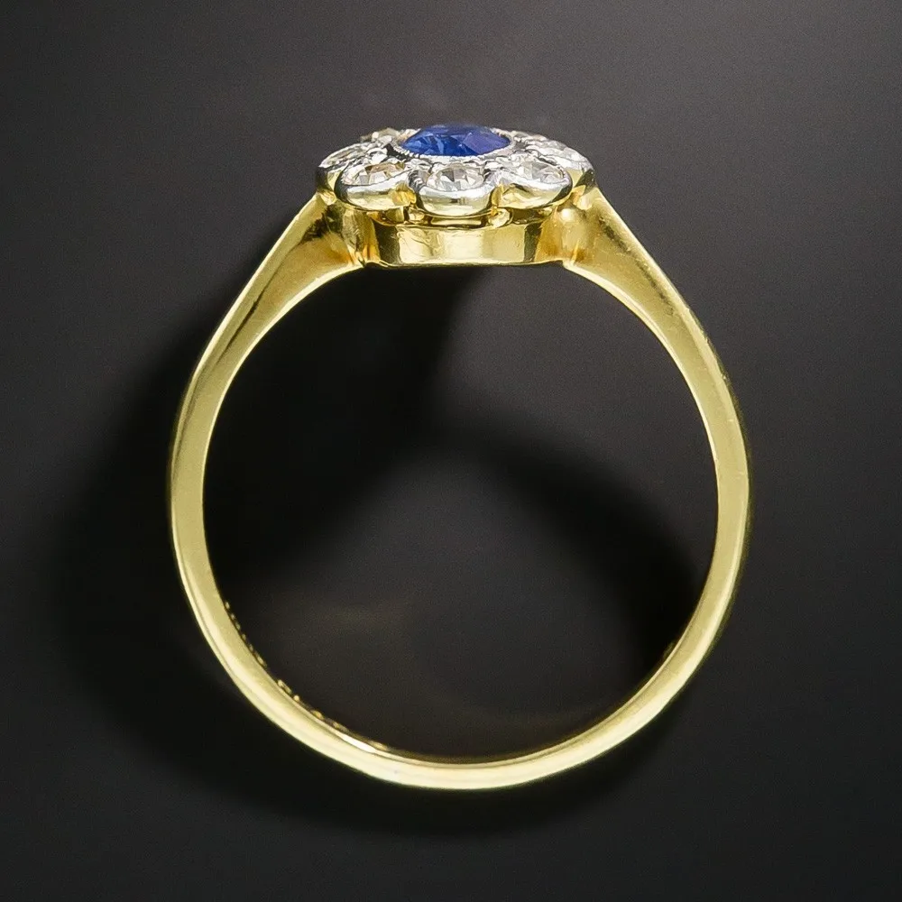 Vintage S925 Silver Gemstone Ring For Women Men