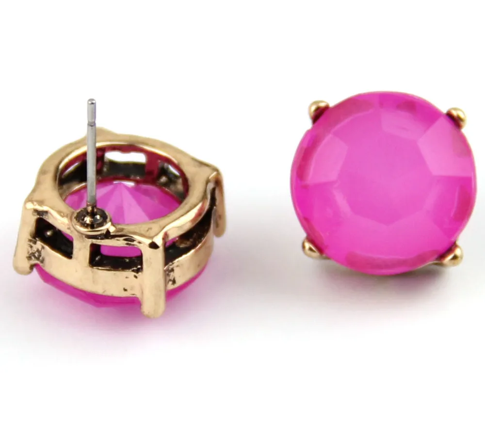 Модные неоновые серьги в горошек гвоздики для женщин 1 5 см|fashion stud earrings|stud earringsstud