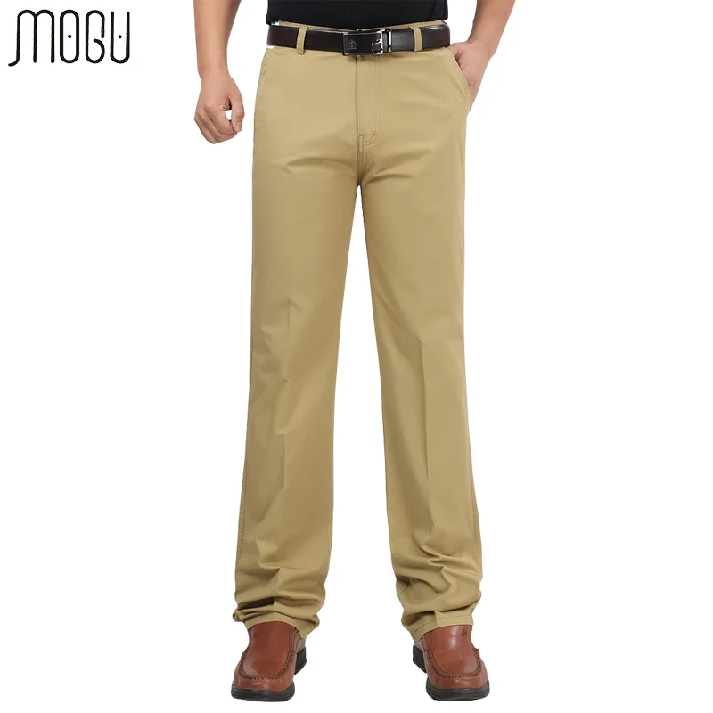 MOGU Pure Color Loose Casual Pants Men 2017 New High