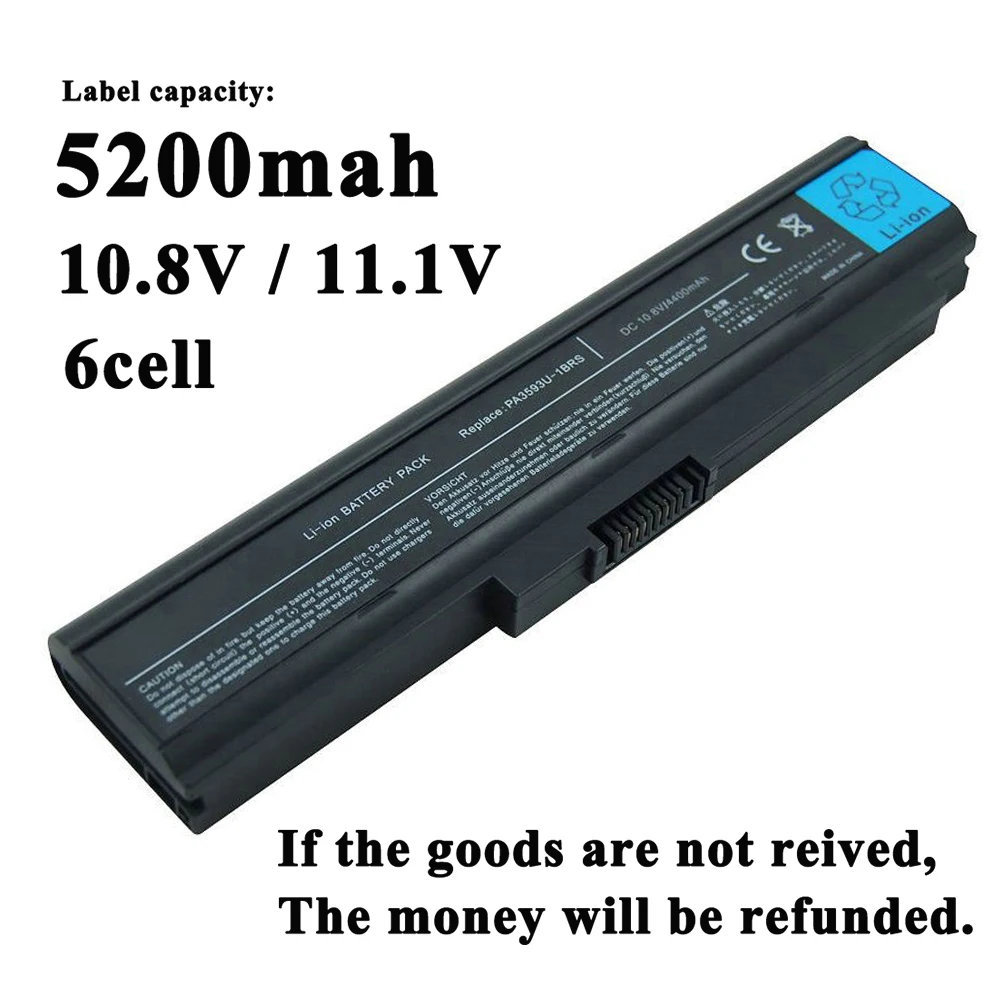 

Laptop Battery For Toshiba Equium A100 U300 Portege M600 M601 M602 M603 M606 M607 M609 M612 Pro U300 Satellite U305 Tecra M8
