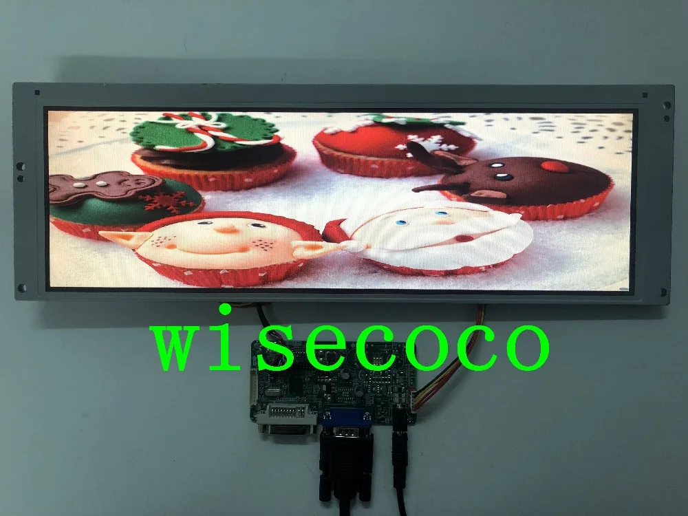 

14.9 inch LTA149B780F 1280x390 20pin 2CCFL Backlight LCD panel DVI VGA LCD Controller Board