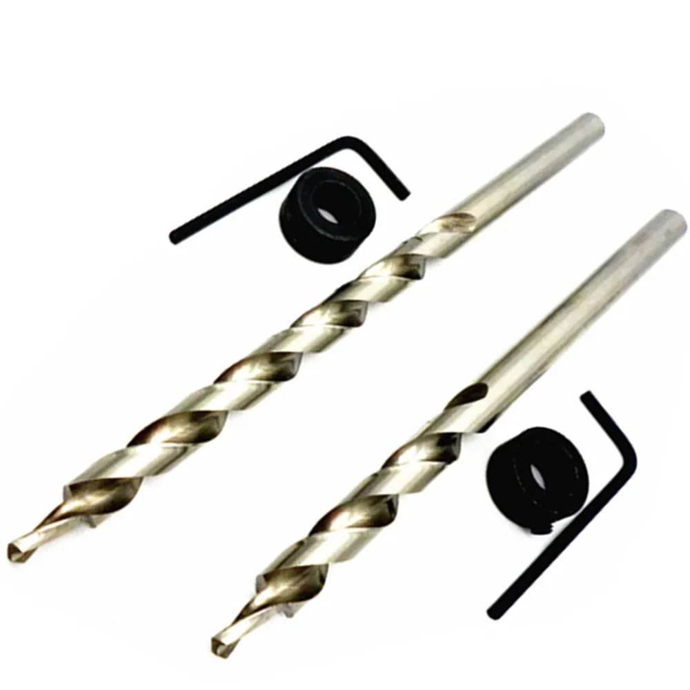 9.5mm 9mm Woodworking Twist Step Drill Bit Carpentry Woodworker Depth