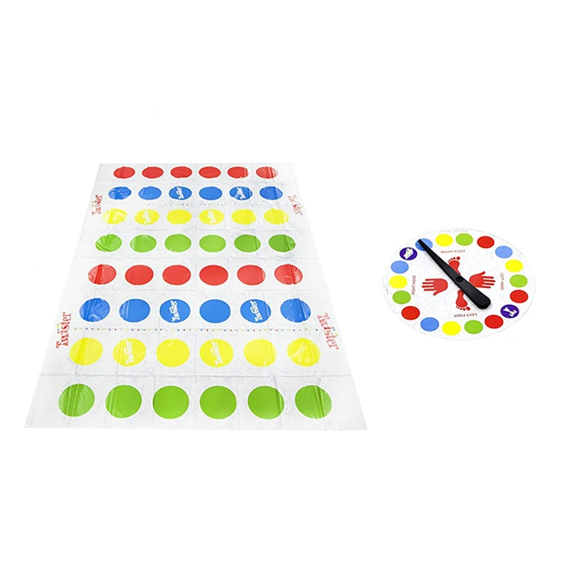 Indoor Fun Twister Toy For Children Adult Sports Game Moves Interactive Group Educational Toys  Classic Spot Body Twister