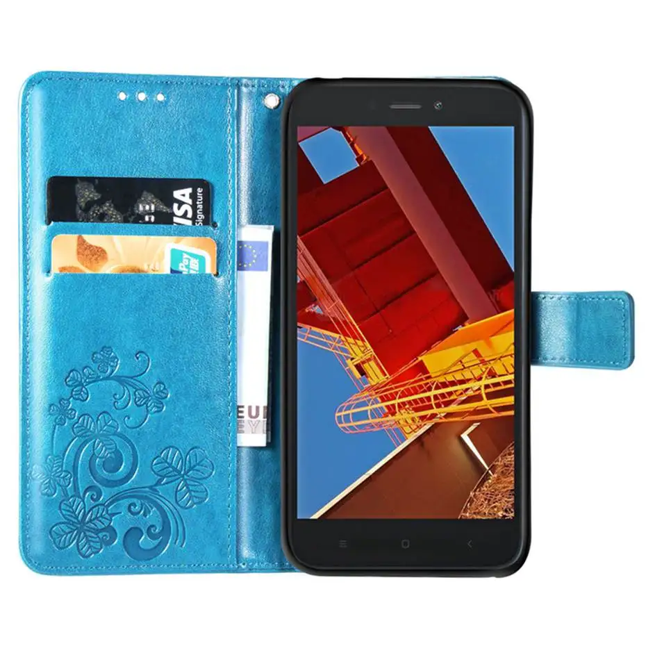 Чехол книжка для Redmi GO чехол бумажник xiaomi redmi из искусственной кожи телефона 3D с