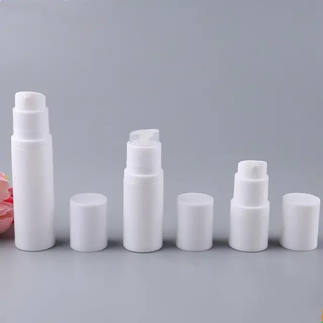 Download 5ml 10ml 15ml Empty White Serum Bottles Vacuum Pump Bottles AS Lotion Sub Bottling With PP Cream ...