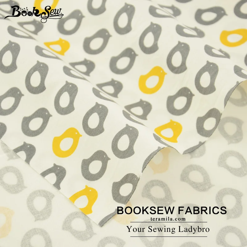 Тканевая саржевая ткань Booksew домашний текстиль милый рисунок пингвина мягкая