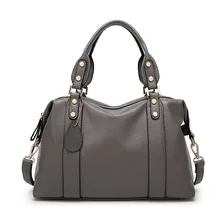 

Lychee pattern Lady's shoulder bag new pillow type American Boston Crossbody bags for women 2018 bolsa feminina