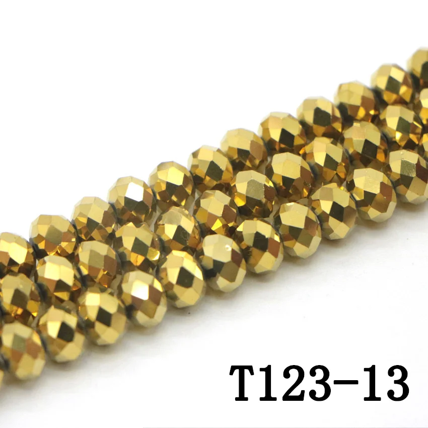 13 Natural gold crystal Jasper chalcedony Bead Necklace Bracelet DIY fashion woman man general (4)(1)