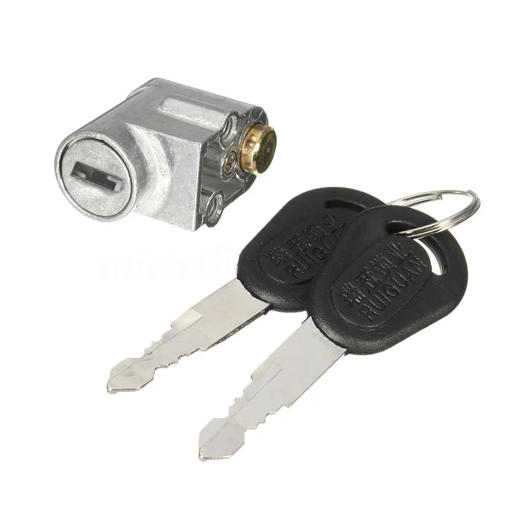 

Ignition Lock Battery Safety Pack Box Lock + 2 key For Motorcycle Electric Bike Scooter E-bike