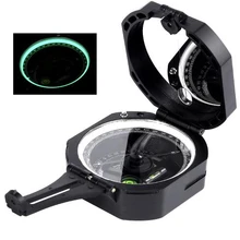 Профессиональный геологический компас Легкие военные снаряжения для выживания на природе, компас туристическое снаряжение Карманный компас