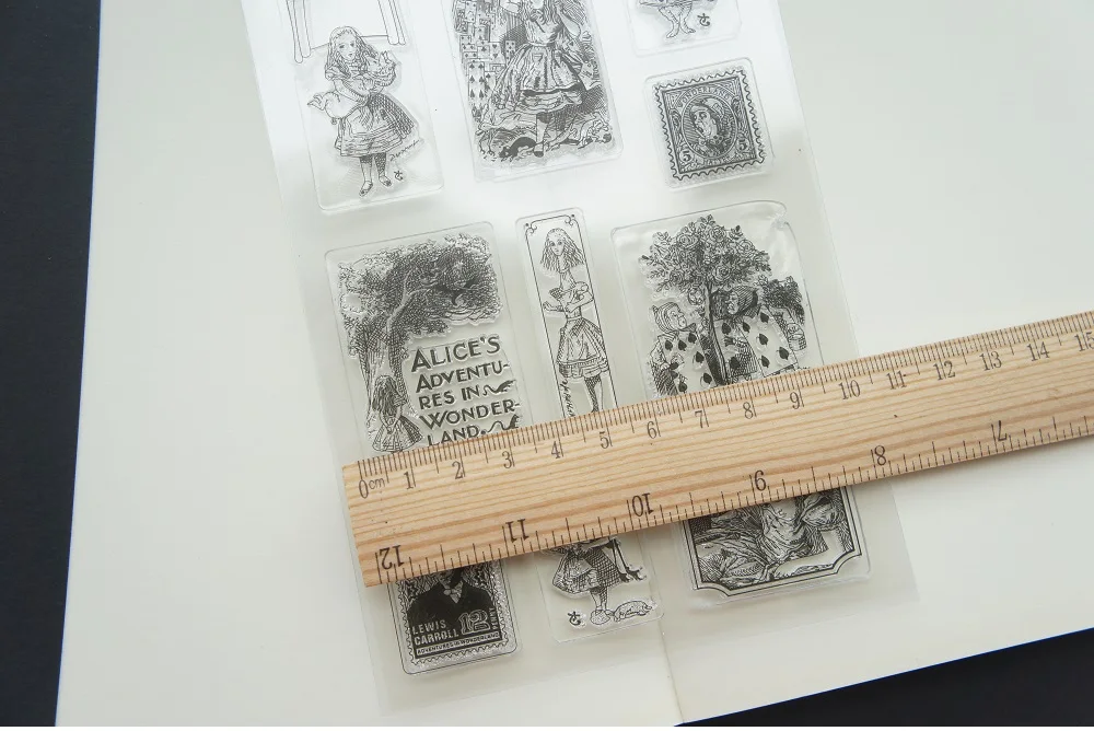 Fairy tale Alice story design clear transparent stamp silicone stamps as scrapbooking decoration DIY card paper gift use clear stamps,clear rubber stamps