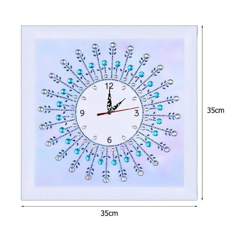 5D DIY Алмазная картина в специальной форме, часы, вышивка крестиком, мозаика, стразы, набор для рукоделия, настенные часы, украшение дома