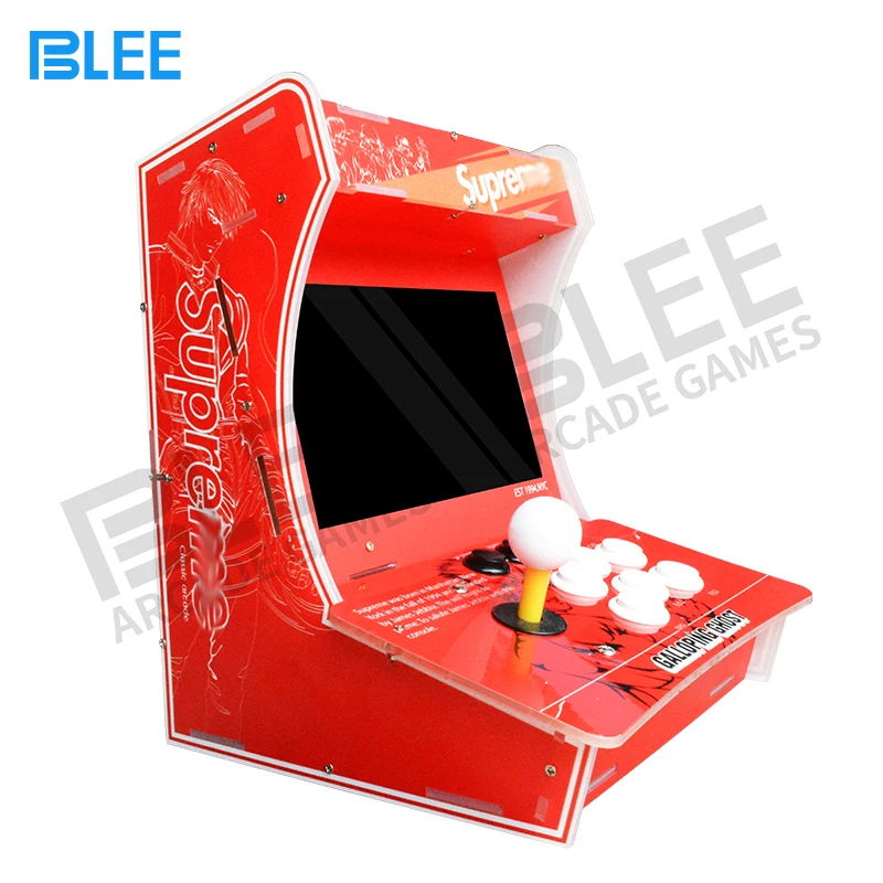 

Supre-- Fighting bartop arcade mini arcade machine 10.1 inch screen Built in Box 6 1388 games 1 Player Plug and play