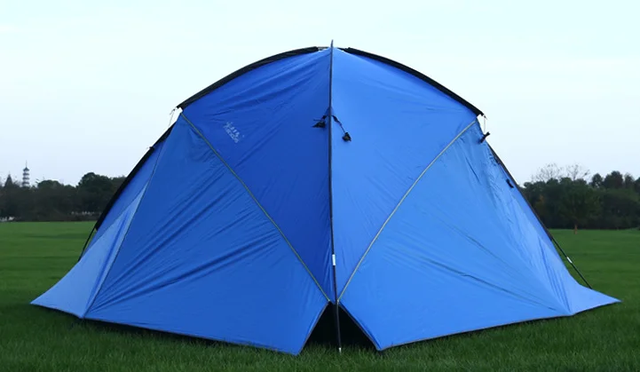 هيلمان ultralarge 480*480*200 CM 3 الجدران عالية الجودة للماء التخييم في الهواء الطلق الشمس المأوى التخييم خيمة كبيرة المظلة