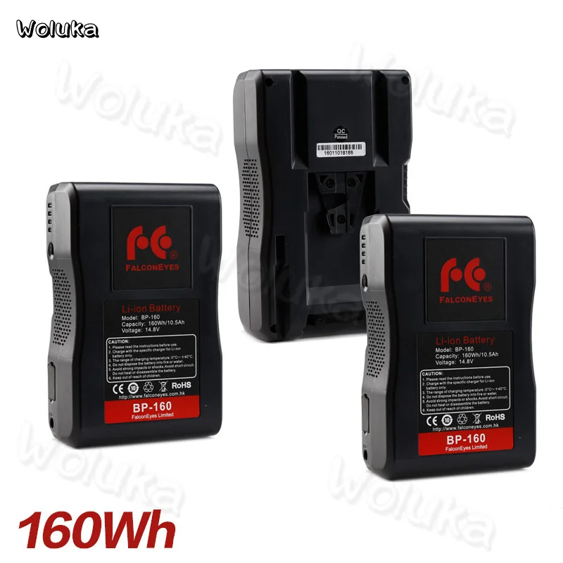 

Falconeyes BP-160L 10500mAh 14.8V V Mount Battery set with Charger for RX-12TD RX-18TD RX-24TDX RX-29TDX RX-36TDX CD50 T06