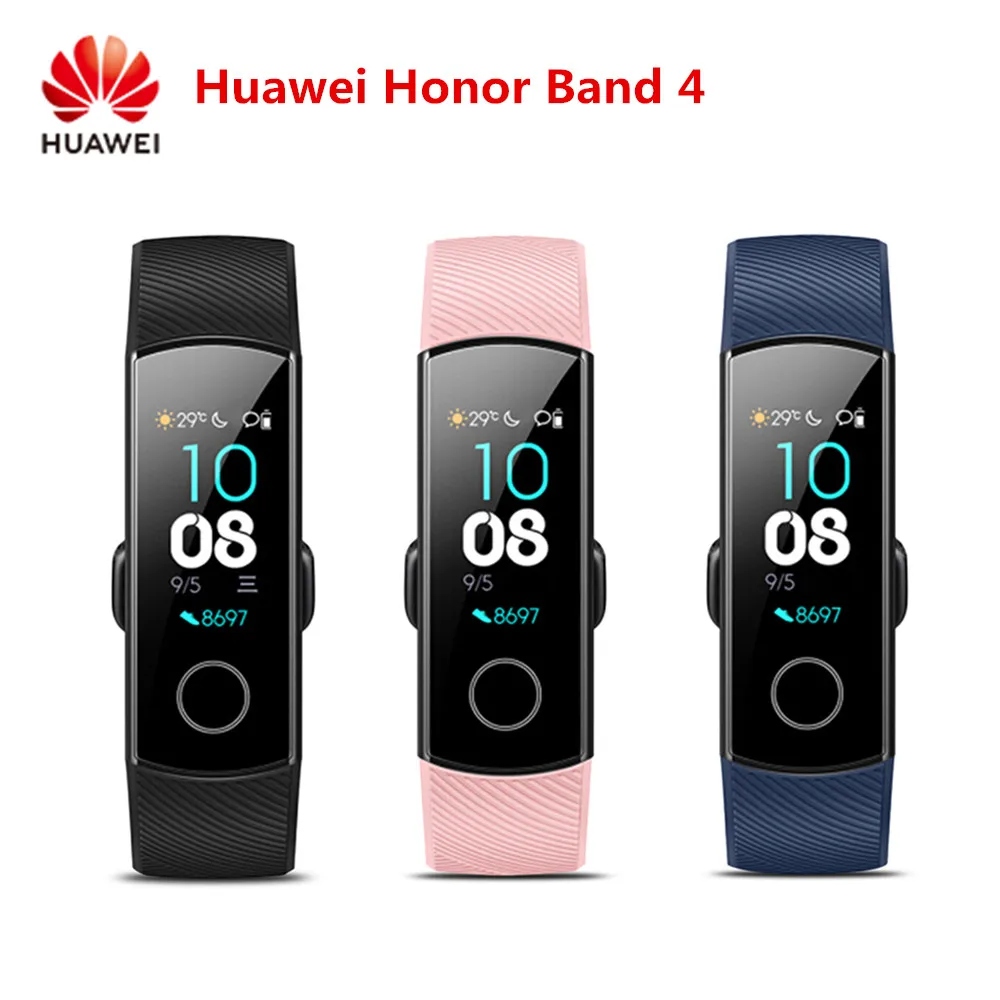 HUAWEI Honor 4 Смарт Браслет многофункциональные спортивные часы 50 м