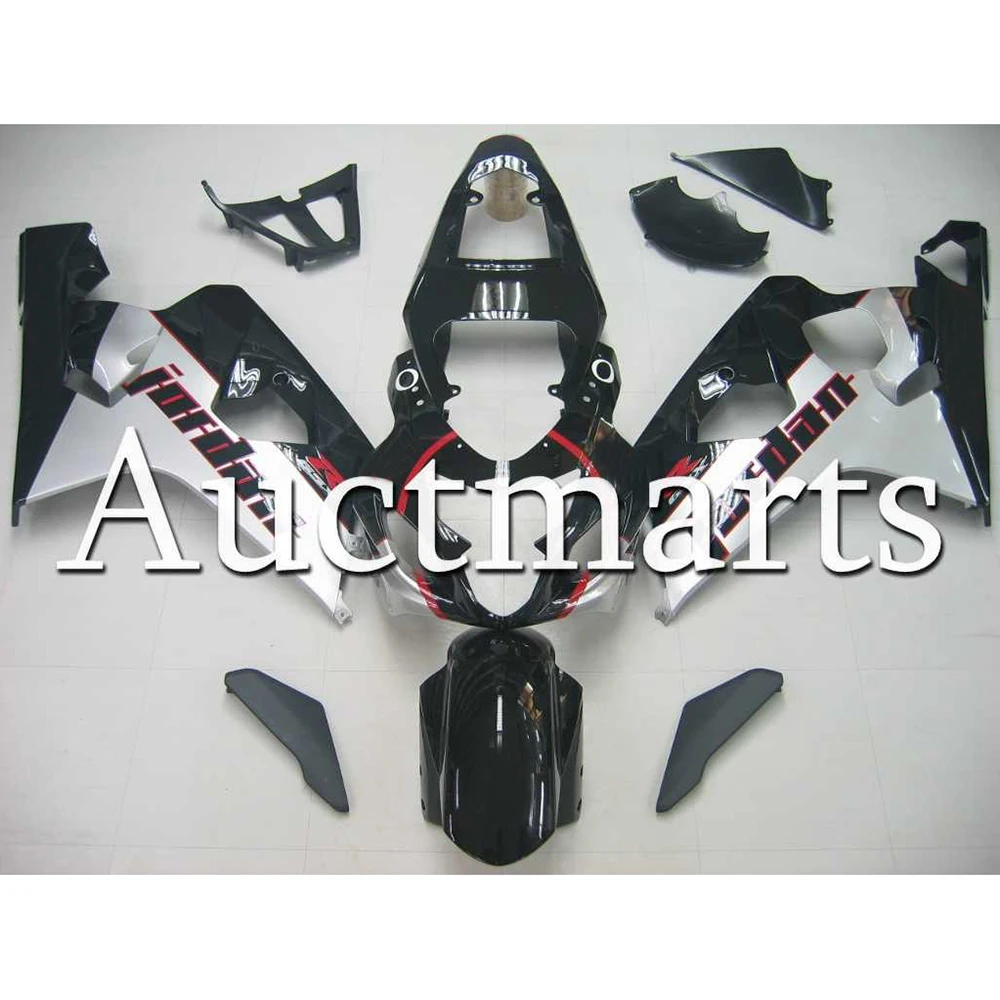Серебристый черный обтекатель для GSXR 600 750 GSXR600/750 K4 2004 2005 04 05 Suzuki впрыска ABS Пластик