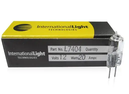 

For 1PSC ILT L7404 12V20W G4 Japan Tungsten Halogen lamp,Vital Micro Microlab Chemistry Analyzer 2000 Hours Spare bulb,Gilway