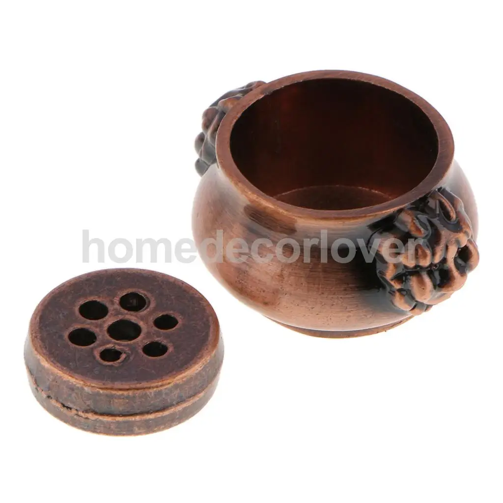 Chiense Style Copper Alloy Incense Burner Stick Holder Incense Base Plug Home Decoration