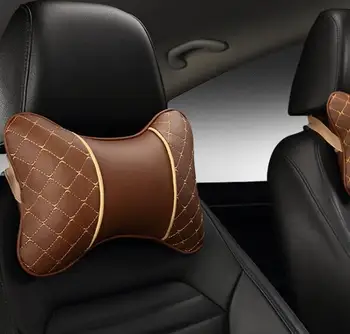 

2 Pieces Car Neck Pillow Soft Version Car Auto Head neck Rest Cushion Headrest Pillows Pad