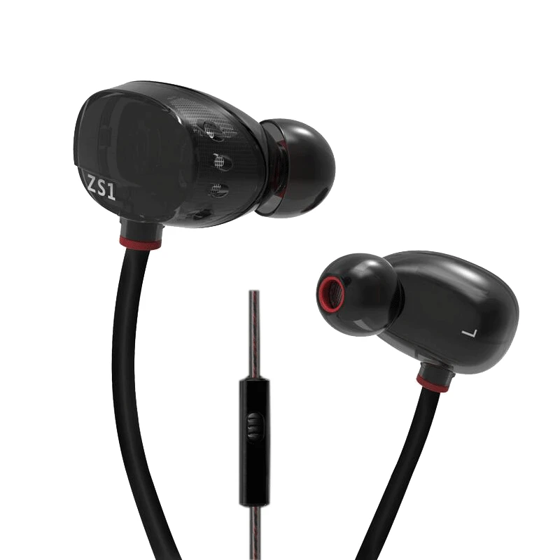 QS.shark In Ear Earphone Headset Clear Bass Earphones With Microphone