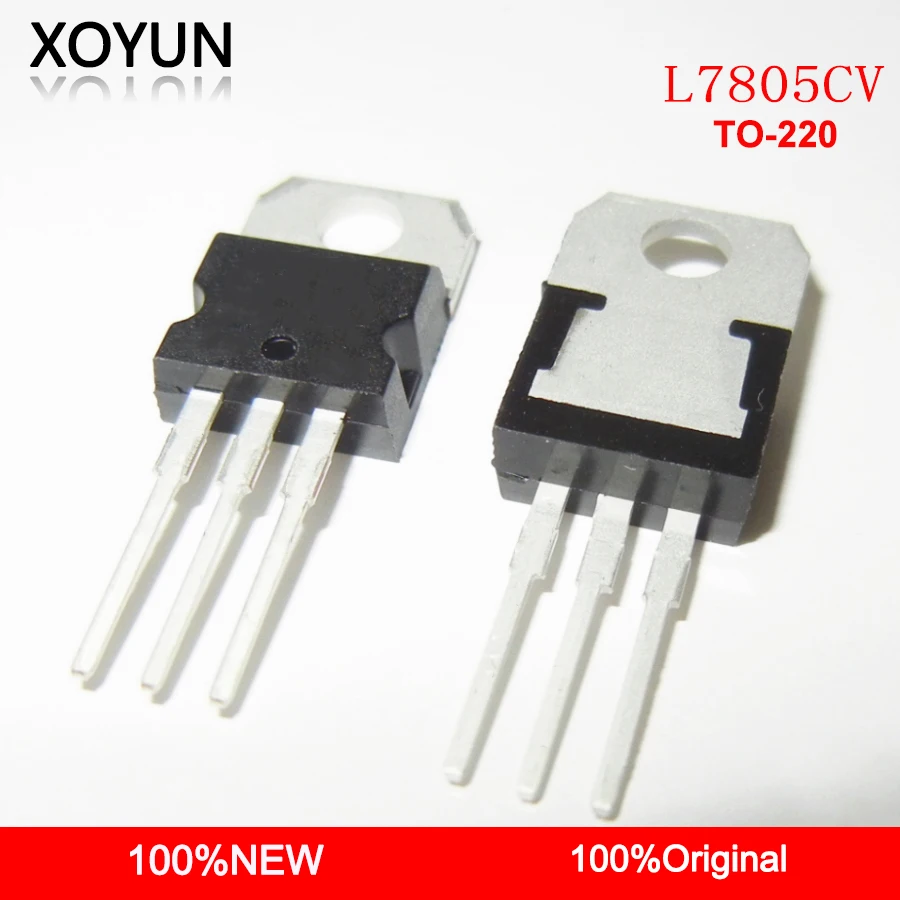10 шт./лот L7805CV L7805 7805 TO-220 Новинка | Электронные компоненты и принадлежности